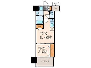 ギャラクシー西小倉の物件間取画像